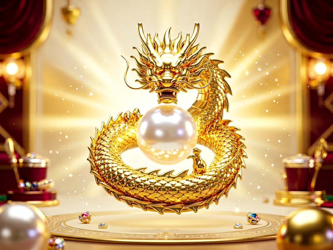 DRAGON GEMS CLASH — Arcade Casino key art