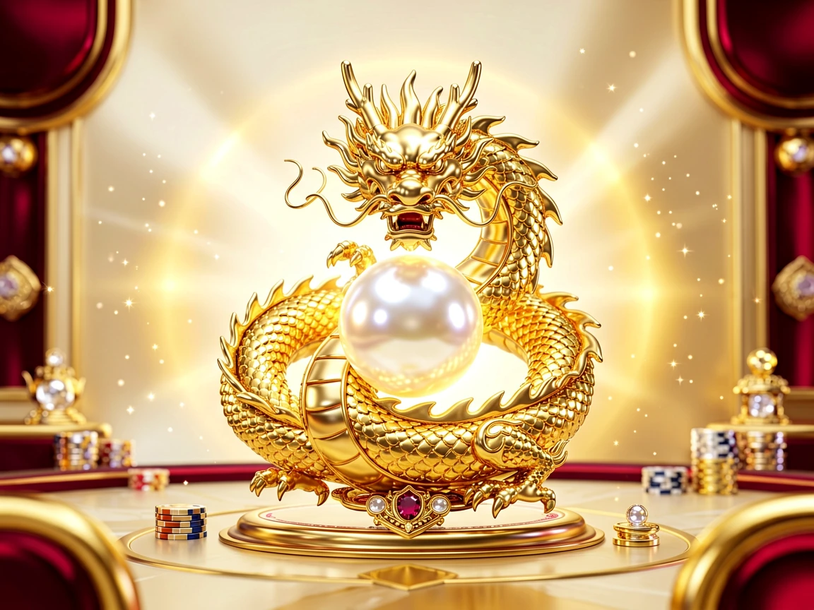 Floating Dragon — Arcade Casino key art