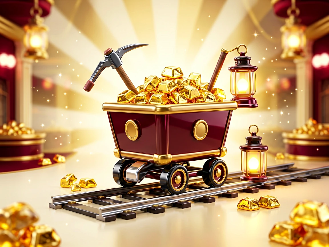 Gold Rush — Arcade Casino key art