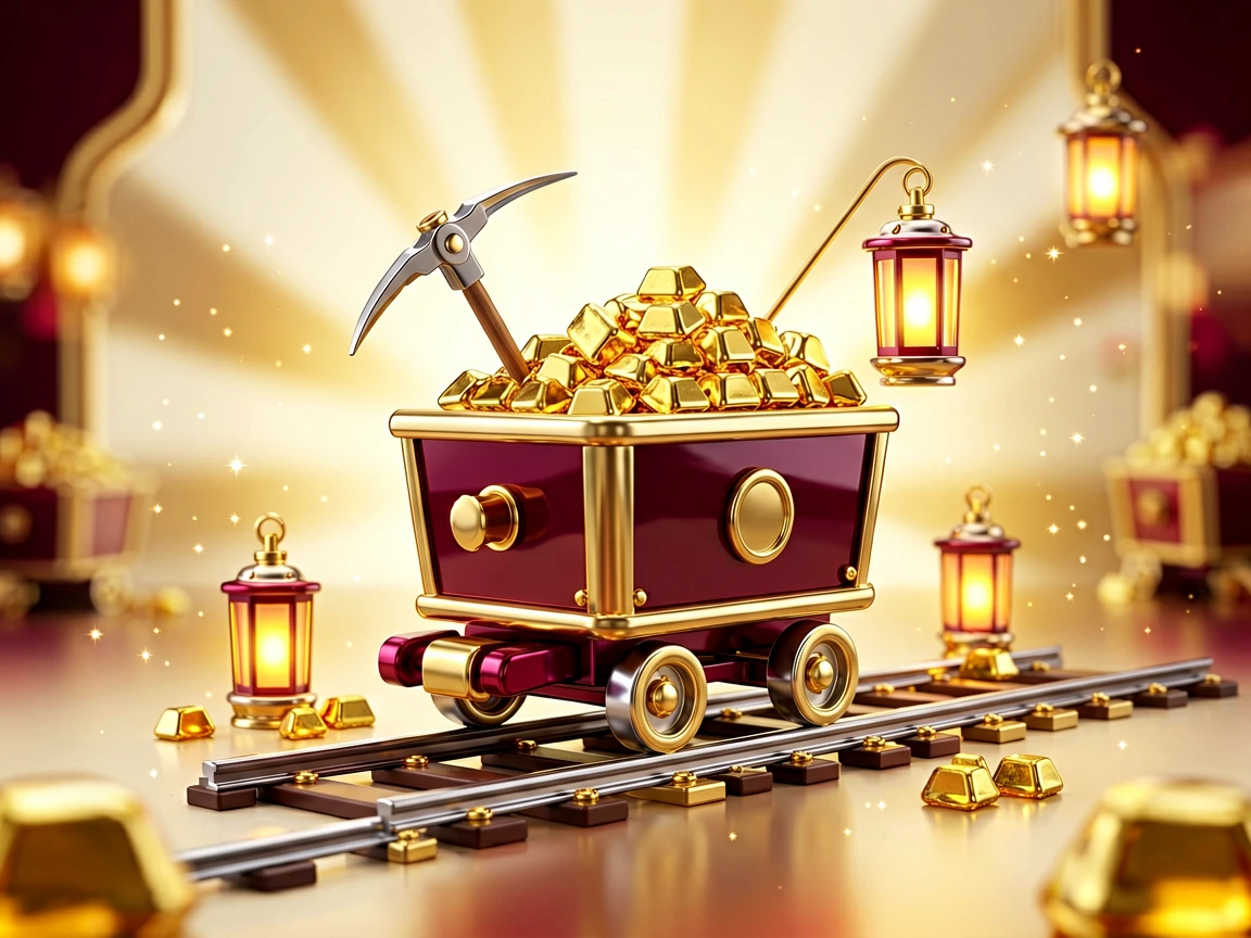 GOLD RUSH — Arcade Casino key art