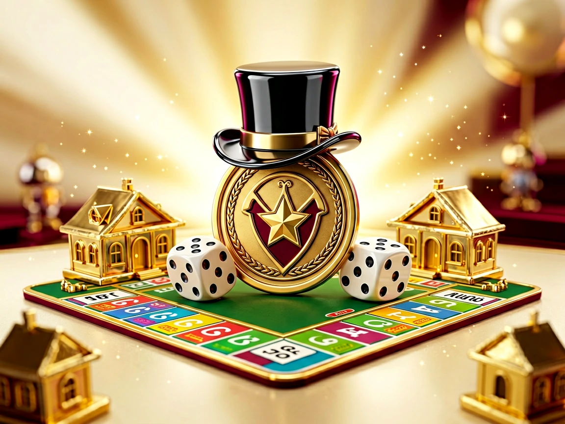 MONOPOLY Roll 'em — Arcade Casino key art